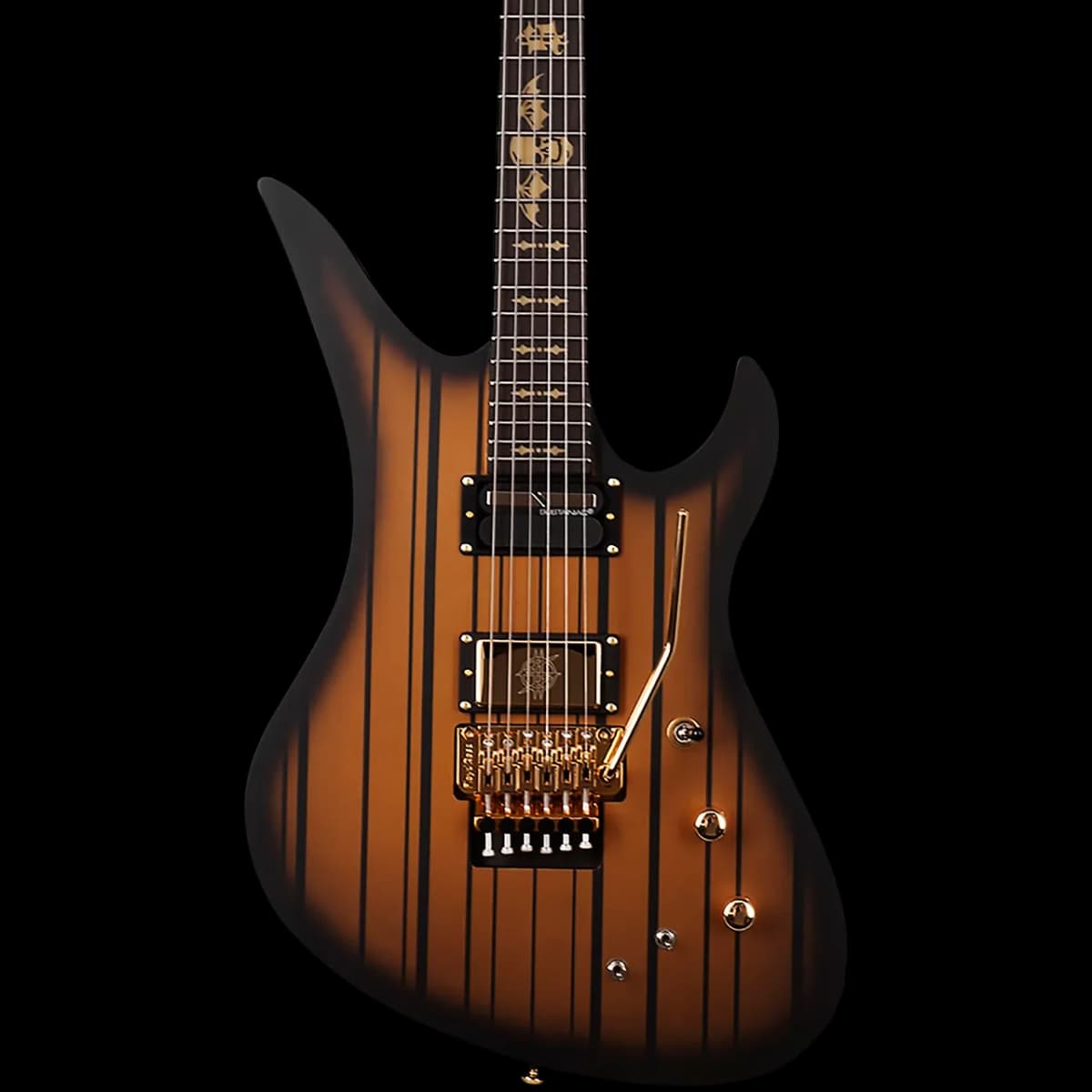 SCHECTER SYNYSTER GATES CUSTOM-S SGB SATIN GOLD BURST ELECTRIC GUITAR