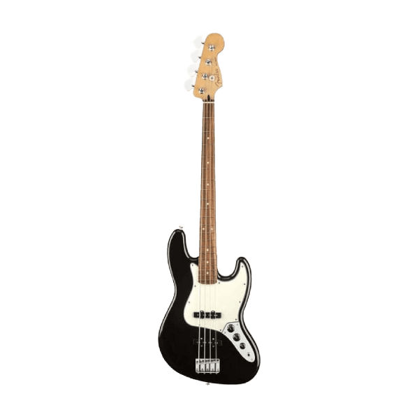 Fender Player Jazz Bass Guitar, Maple FB, Black