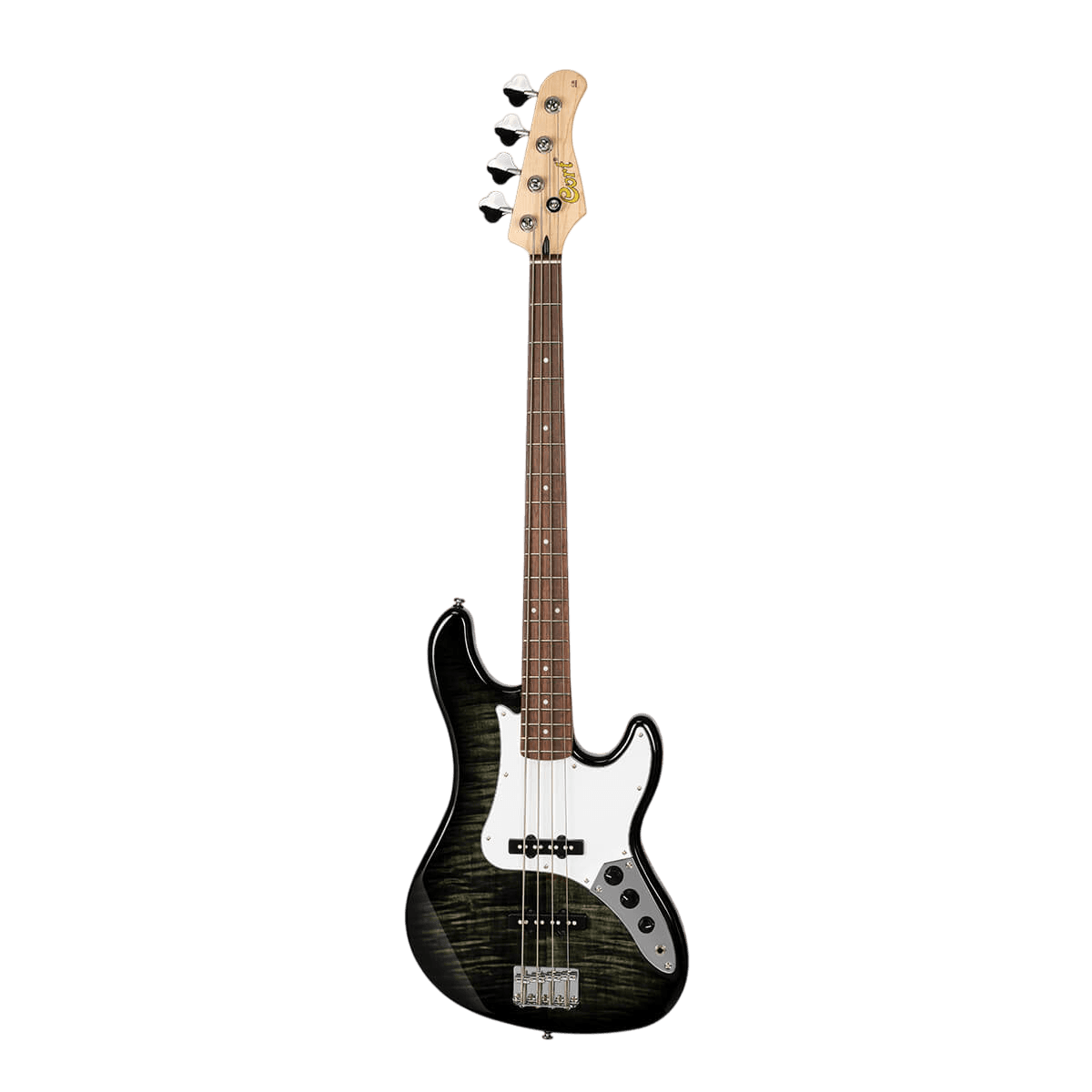 CORT GB24JJ TBK 4-STRINGS TRANS BLACK BASS ELEKTRIK