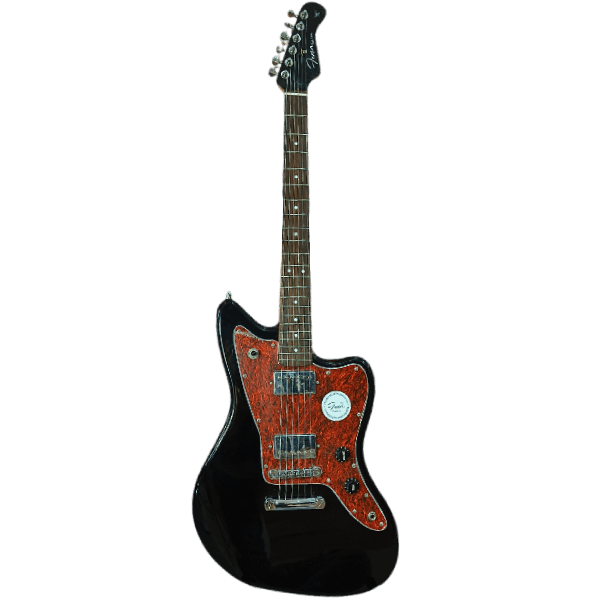 FENA JAZZMASTER JM HH BLACK GITAR ELEKTRIK