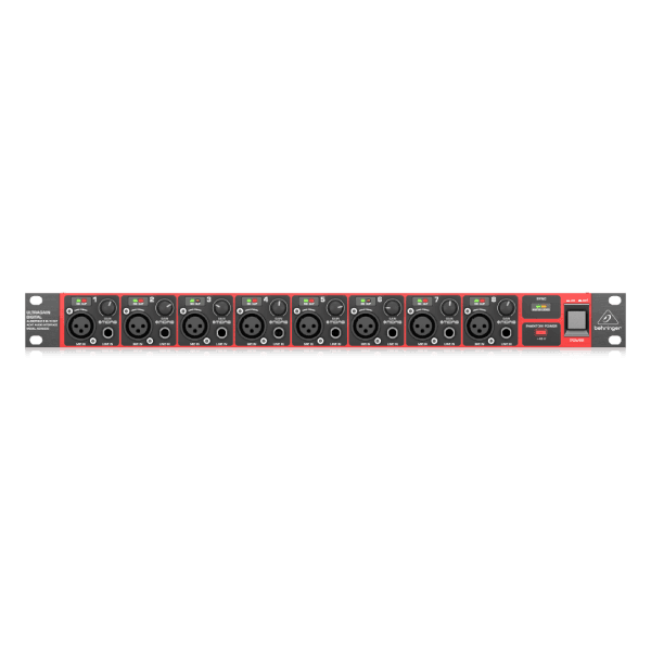 BEHRINGER ADA8200 8-CHANNEL AUDIO INTERFACE WITH MICROPHONE PREAMP