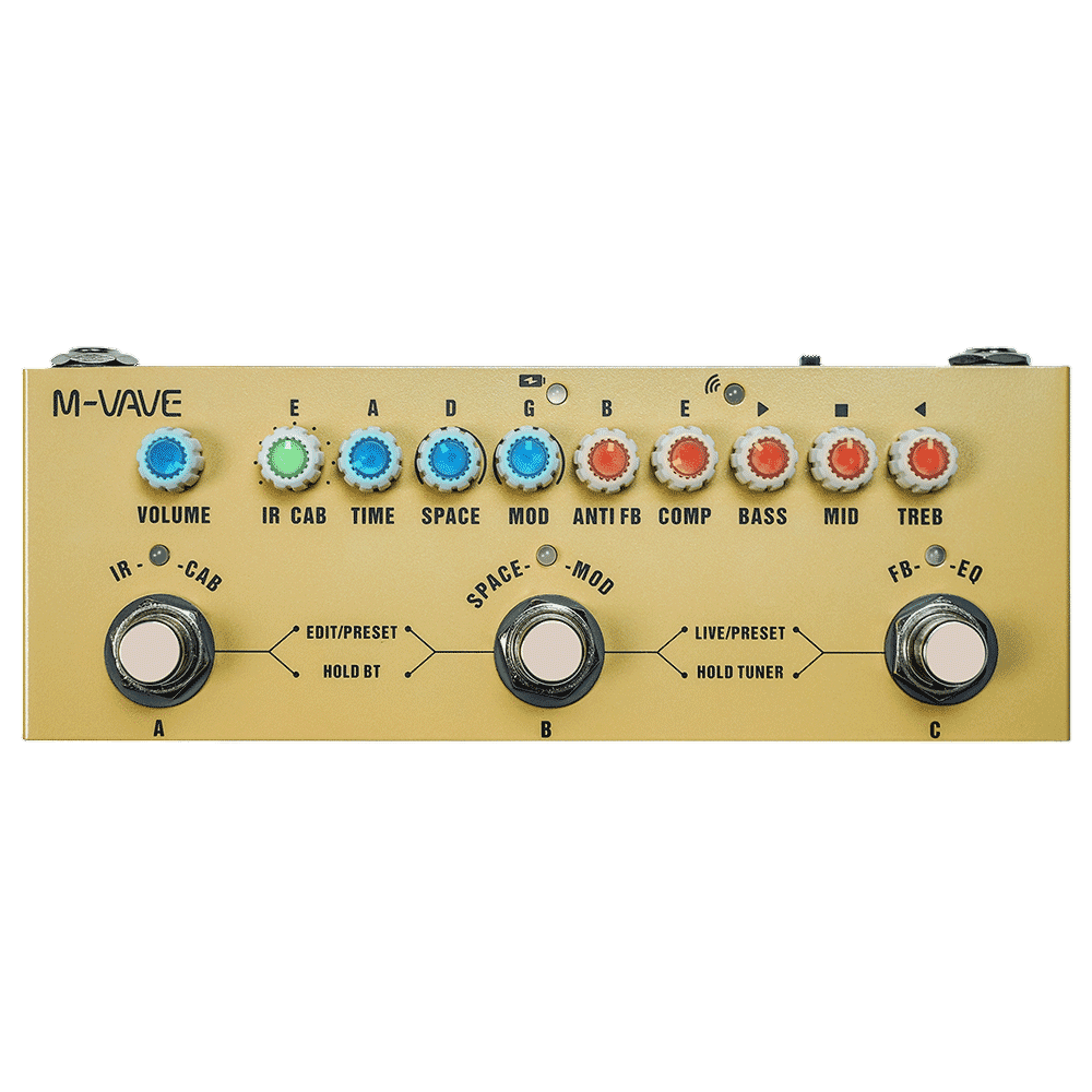 M-VAVE CUBE BABY AC ACOUSTIC GUITAR PEDAL
