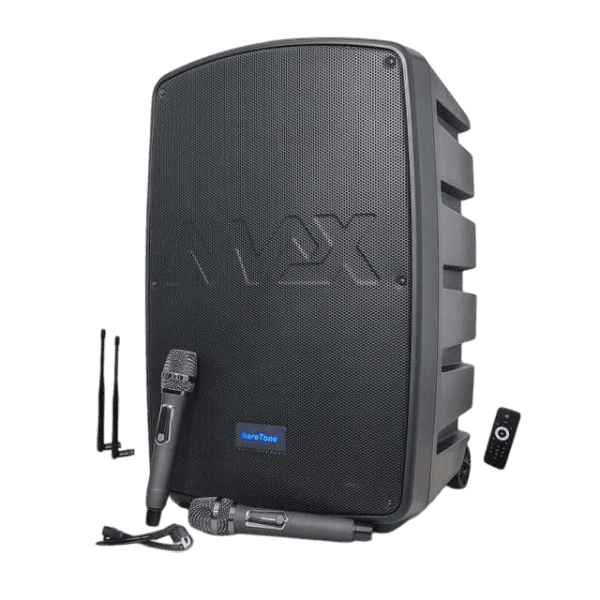 BARETONE MAX15NB 15-INCH PORTABLE ACTIVE SPEAKER