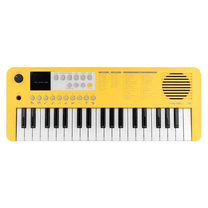 MEDELI MK-1 YELLOW 37-KEYS MINI PORTABLE KEYBOARD WITH USB-C