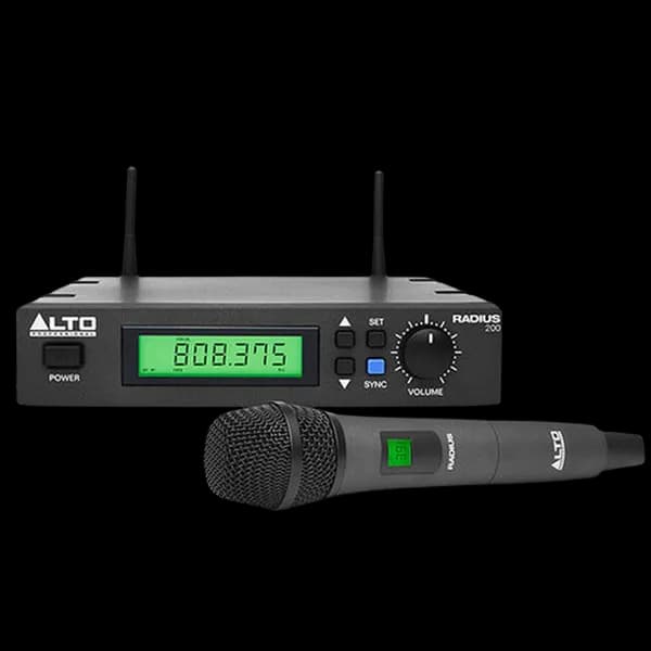 ALTO RADIUS 200 UHF WIRELESS HANDHELD MICROPHONE SYSTEM