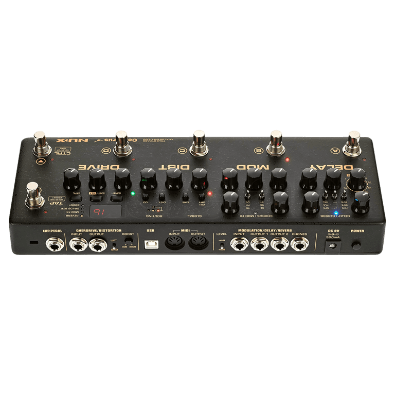 NUX CERBERUS MULTIEFFECTS AND CONTROLLER PEDAL GITAR