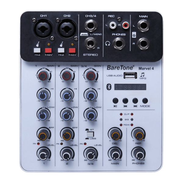 BARETONE MARVEL 4 PROFESSIONAL 4-CHANNEL MIXER