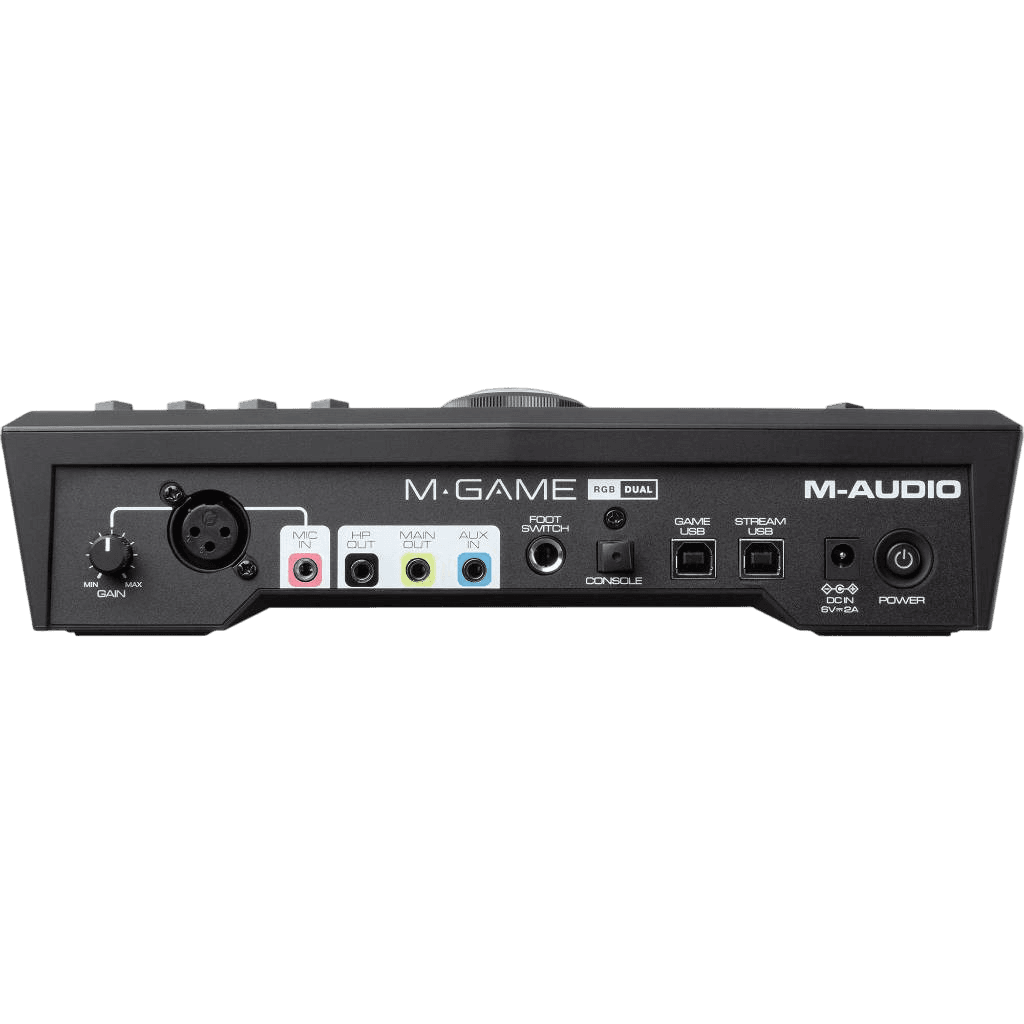 M-AUDIO M-GAME RGB DUAL USB STREAMING INTERFACE
