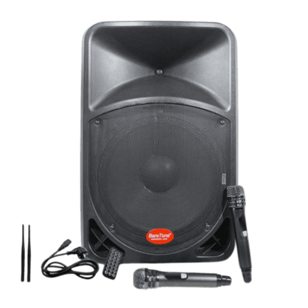 BARETONE BT 3H1515BWR 15-INCH ACTIVE SPEAKER