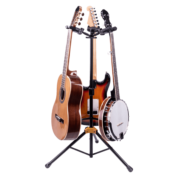 HERCULES GS432B AUTO GRIP SYSTEM (AGS) TRIPLE STAND GITAR