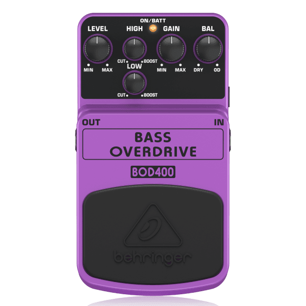 BEHRINGER BOD400 BASS OVERDRIVE PEDAL GITAR