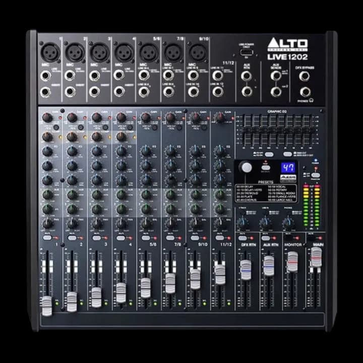 ALTO LIVE 1202 12-CHANNEL 2 BUS MIXER