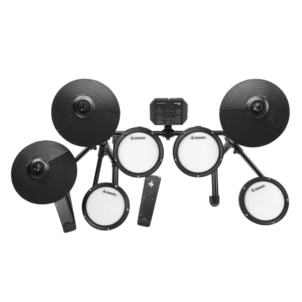 Donner DED-80 Electronic Drum Kit for Beginners with Headphones and Drum Throne