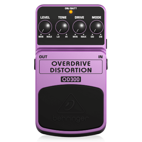 BEHRINGER OD300 OVERDRIVE DISTORTION PEDAL GITAR