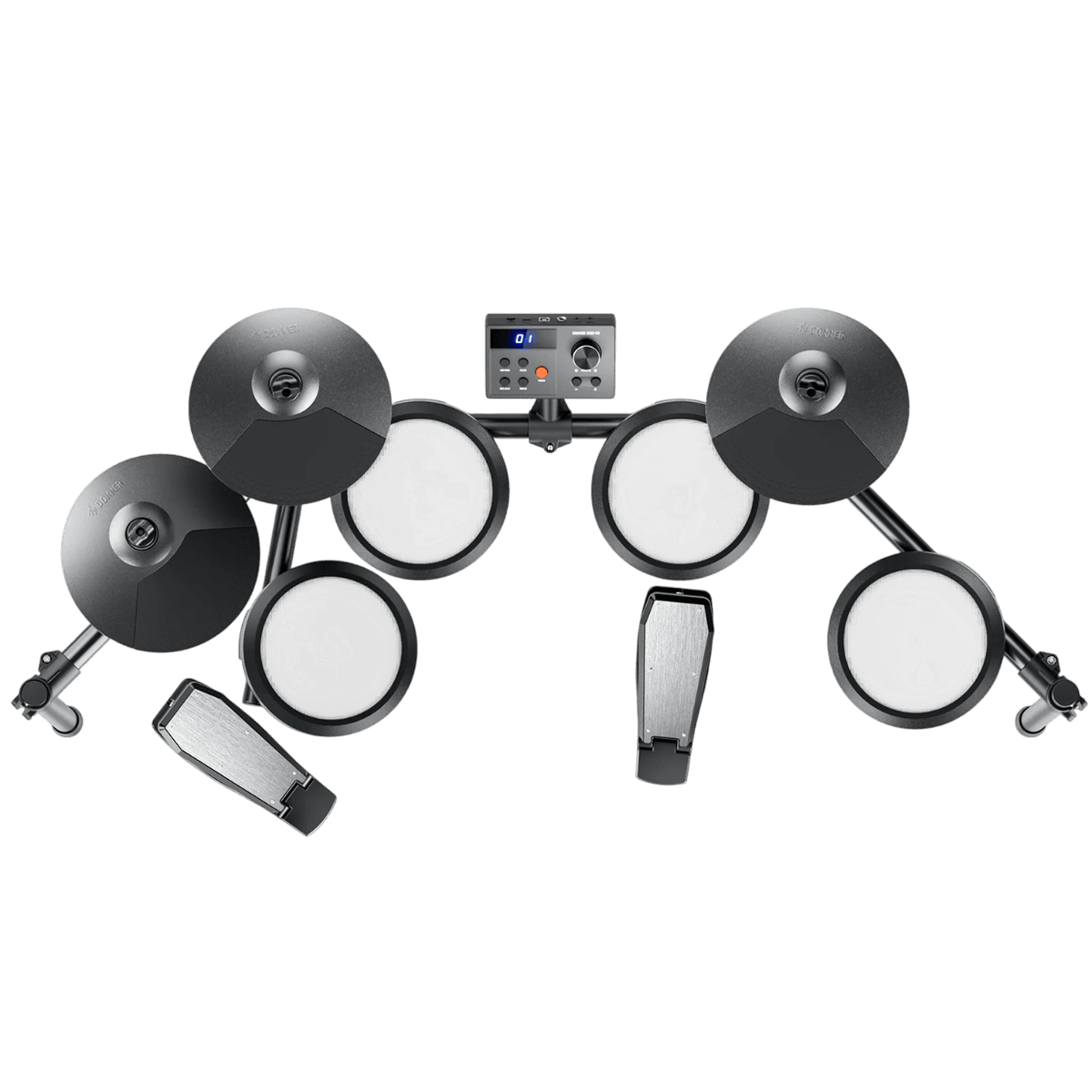 DONNER DED-70  Electric Drum Kit for Beginner Electric Drums with Headphones and Drum Throne