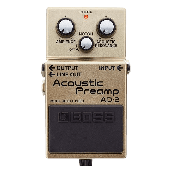 BOSS AD2 ACOUSTIC PREAMP PEDAL GITAR