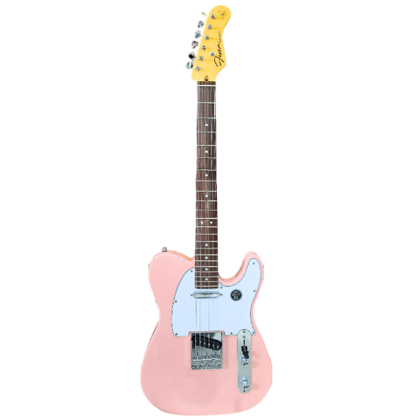 FENA TL DB TELECASTER SHELL PINK GITAR ELEKTRIK