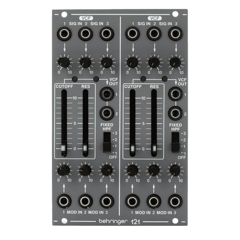 BEHRINGER 121 DUAL VCF MODULE SYSTEM
