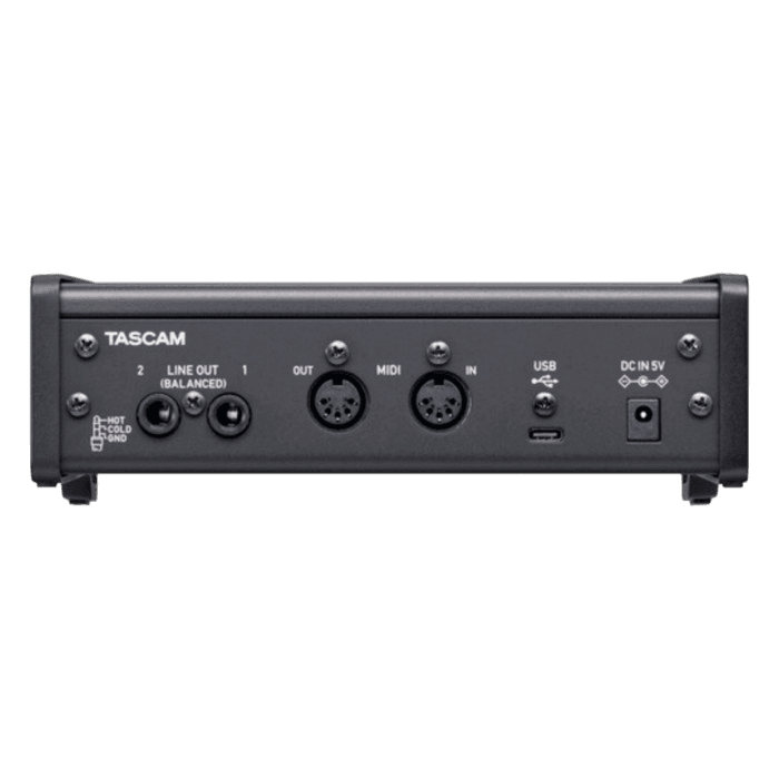 TASCAM US 2X2 HR HIGH RESOLUTION USB AUDIO/MIDI INTERFACE