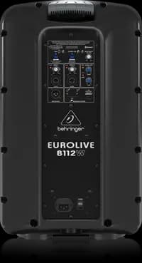 Behringer B112W Eurolive Active 2 Way 12 Inch PA Speaker System with Bluetooth