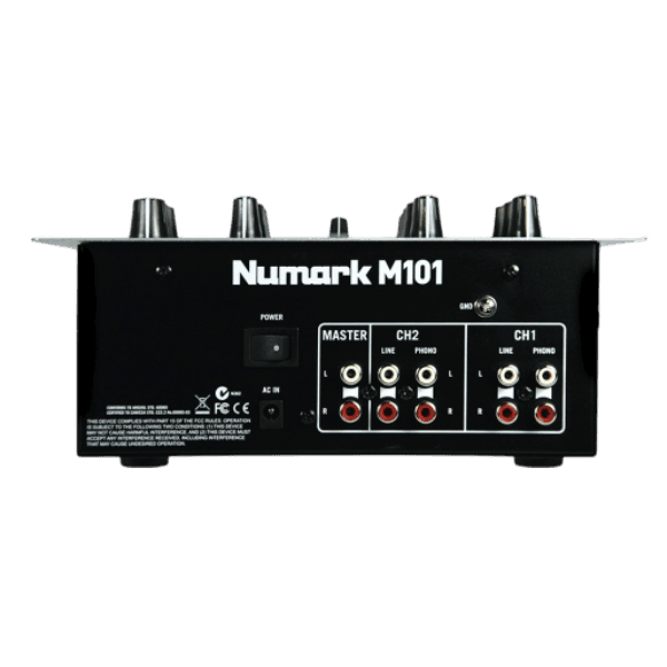 NUMARK M101 BLACK 2-CHANNEL USB DJ MIXER