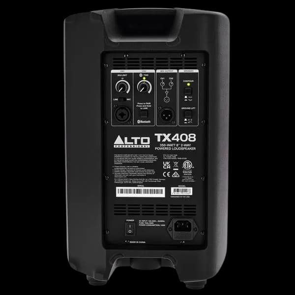 ALTO TX408 350-WATT 8-INCH ACTIVE POWERED SPEAKER