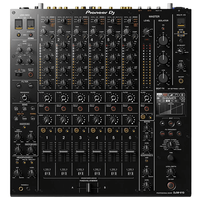 Pioneer DJM V10 Creative style 6 Channel Professional DJ Mixer