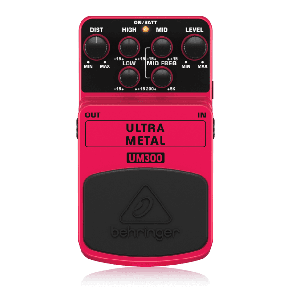 BEHRINGER UM300 ULTRA METAL DISTORTION PEDAL GITAR