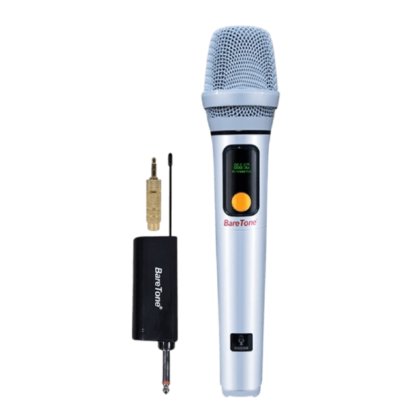 BARETONE W528R HANDHELD VOCAL MICROPHONE WHITE