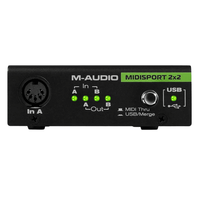 M-AUDIO AVID USB MIDISPORT 2X2 MIDI AUDIO INTERFACE