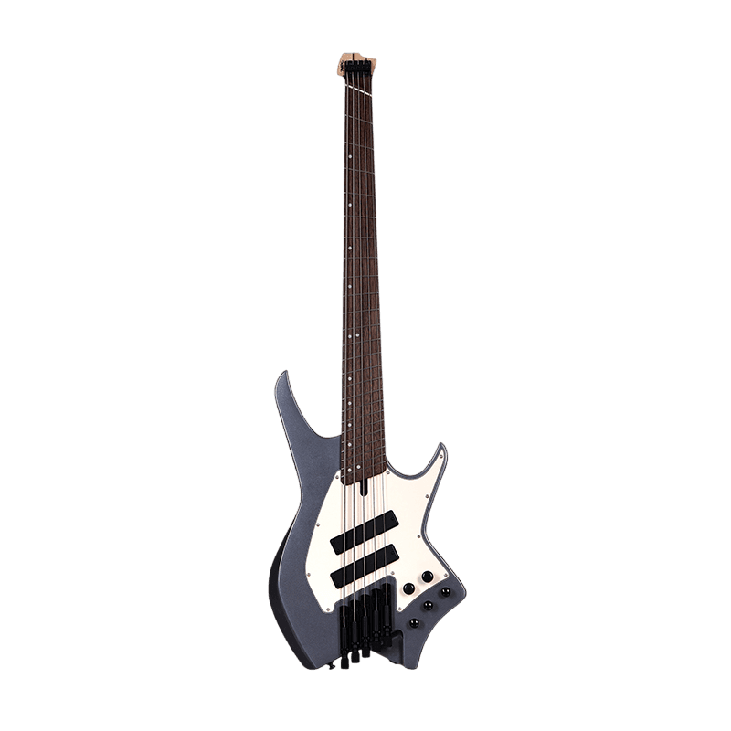 HEX NB505 S/GMG GUNMETAL GRAY HEADLESS BASS