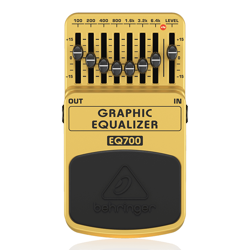 BEHRINGER EQ700 GRAPHIC EQUALIZER 7 BAND EQ GUITAR PEDAL