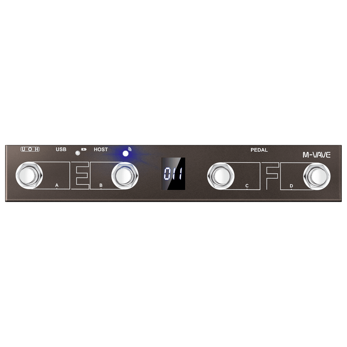 M-VAVE CHOCOLATE PLUS BT WIRELESS MIDI FOOT CONTROLLER