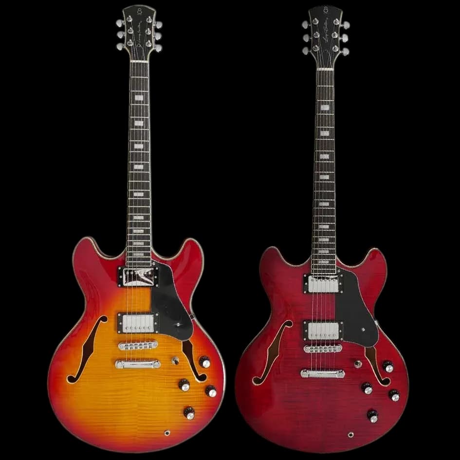 SIRE LARRY CARLTON H7 CLASSIC DOUBLE CUT SEMI HOLLOW ELECTRIC GUITAR