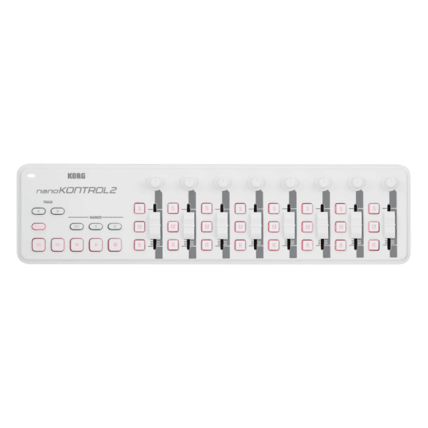 KORG NANOKONTROL 2 USB SLIM-LINE MIDI CONTROL SURFACE WHITE