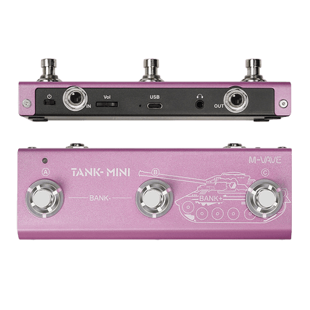 M-VAVE TANK MINI MULTI EFFECTS GUITAR PEDAL