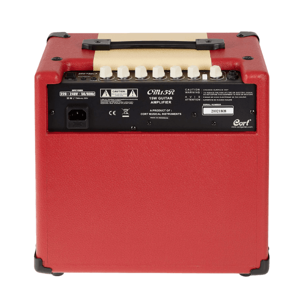CORT CM15R DR DARK RED 15-WATT GUITAR AMPLIFIER
