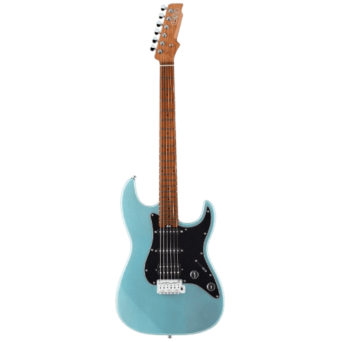 HEX STRATOCASTER E300 G/BG GLOSSY METALLIC BLUE GREEN LOCKING TUNER GITAR ELEKTRIK