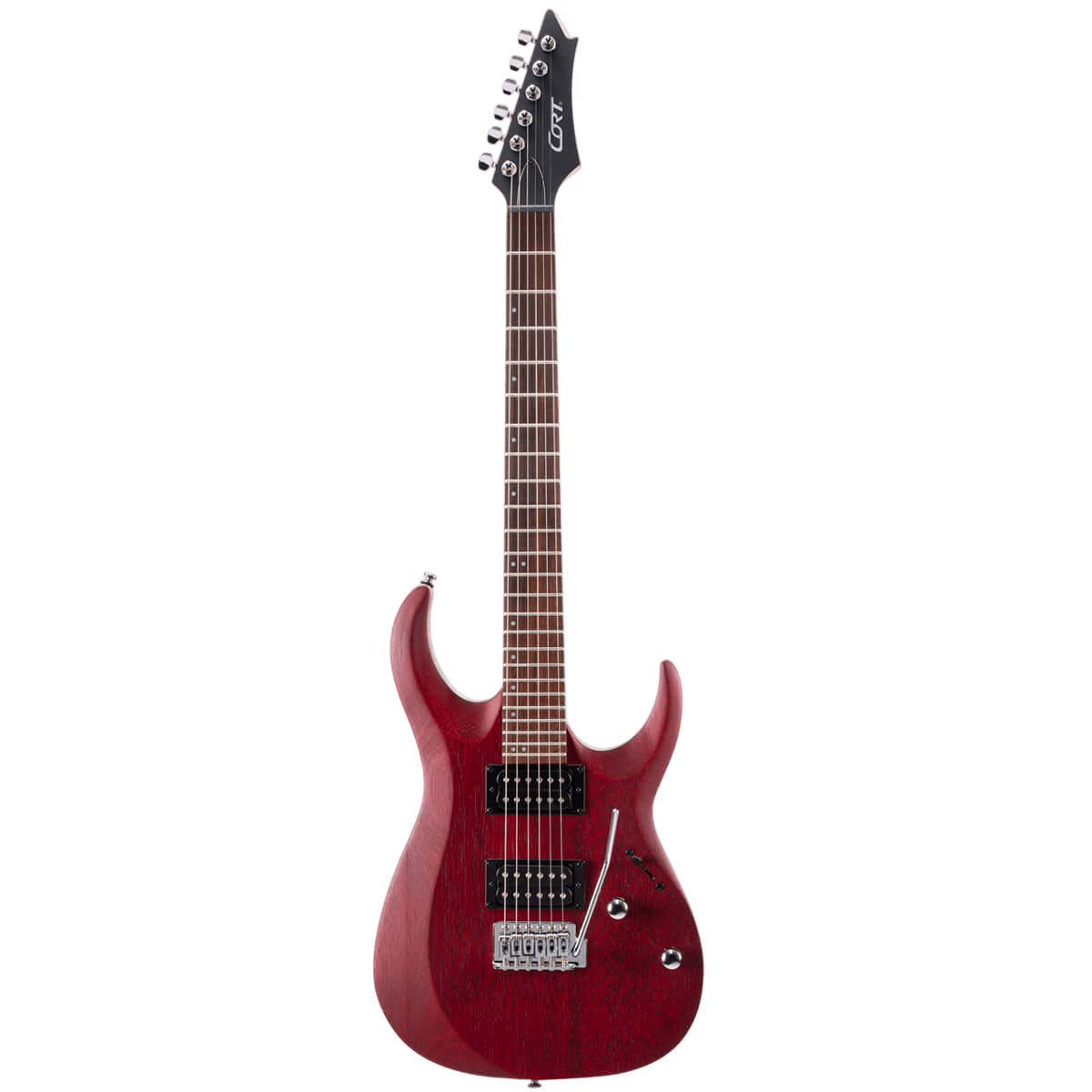 CORT X100 OPBC OPEN PORE BLACK CHERRY GITAR ELEKTRIK