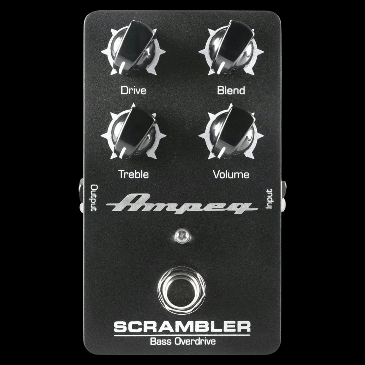 AMPEG SCRAMBLER BASS OVERDRIVE EFFECT PEDAL
