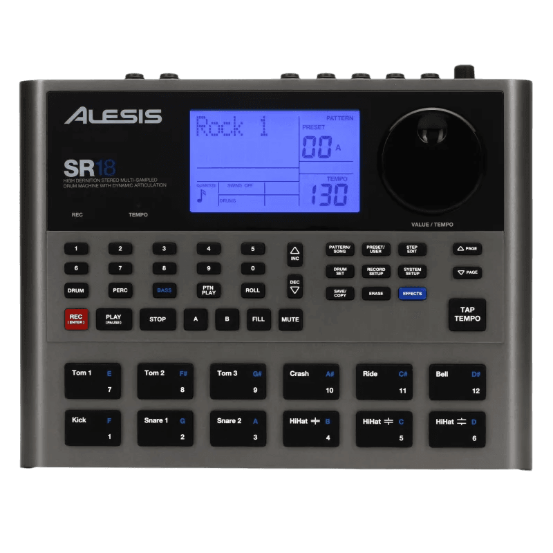 ALESIS SR18 STANDALONE DRUM MACHINE