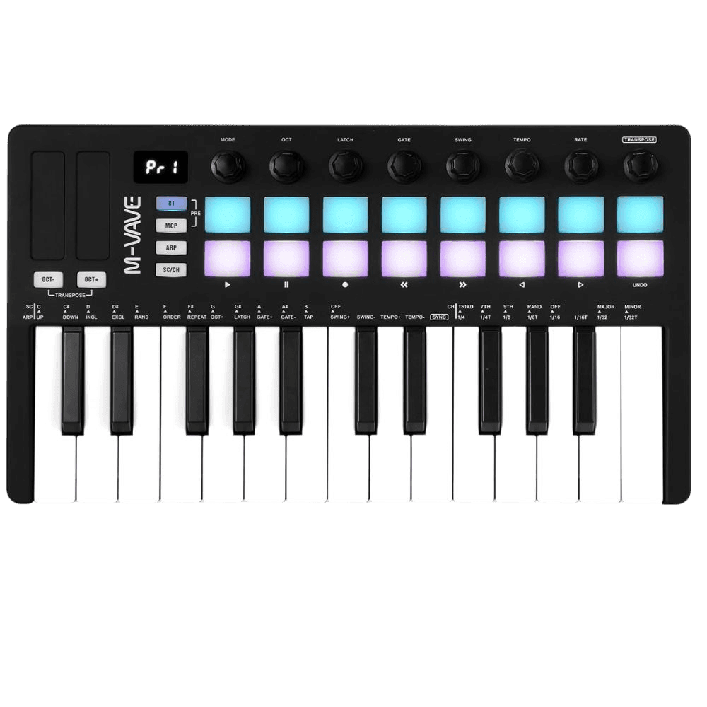 M-VAVE SMK 25-II 25-KEYS MIDI KEYBOARD CONTROLLER
