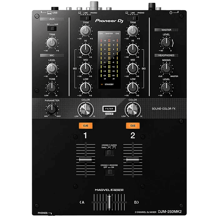 Pioneer DJM 250MK2 2-Channel DJ Mixer
