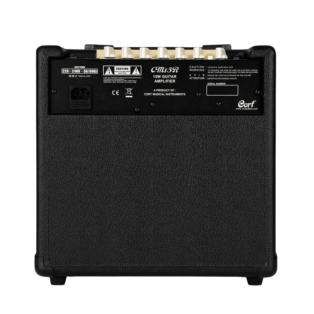 CORT CM15R BLACK 15-WATT GUITAR AMPLIFIER