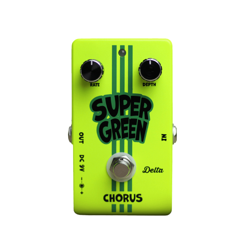 DELTA DEP04 SUPER GREEN CHORUS PEDAL GITAR
