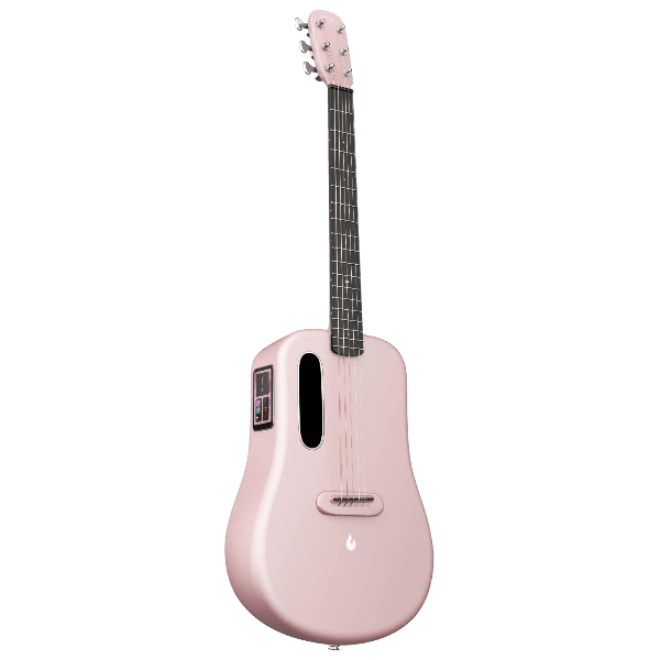 LAVA ME 3 Electric Acoustic Guitars Carbon Fibre Smart Guitar (36 Inch Pink)