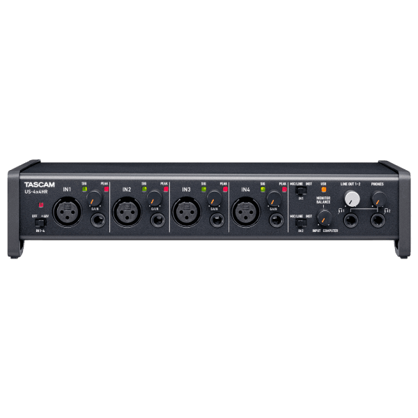 TASCAM US-4x4HR HIGH RESOLUTION USB MIDI AUDIO INTERFACE