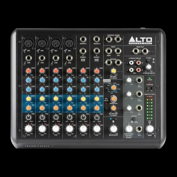 ALTO TRUEMIX 800FX 8-CHANNEL ANALOG MIXER WITH EFFECT