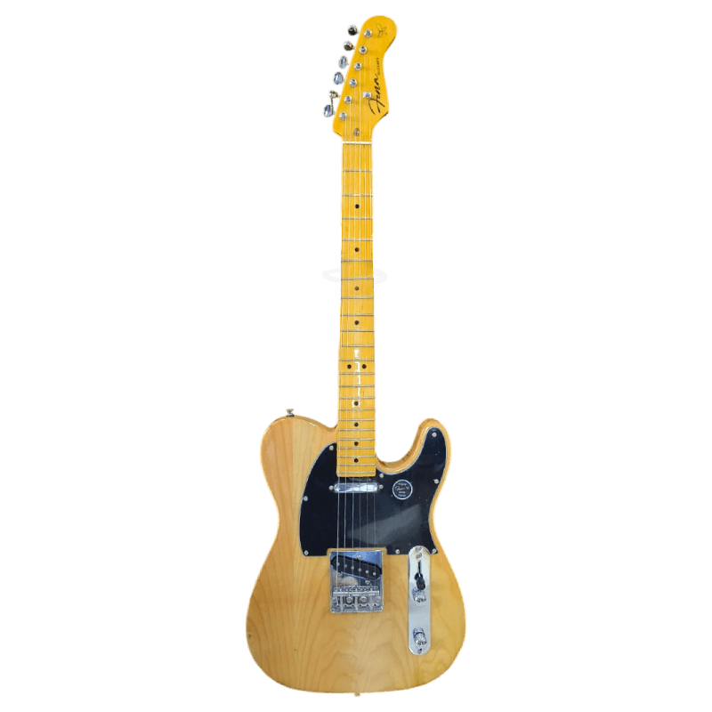 FENA TL DB TELECASTER NATURAL GITAR ELEKTRIK