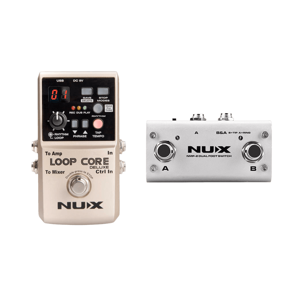 NUX LOOP CORE DELUXE BUNDLE WITH NMP-2 DUAL FOOTSWITCH
